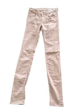 Rag & Bone Womens Light Pink Skinny Jeans Size 25 Cotton Blend Denim